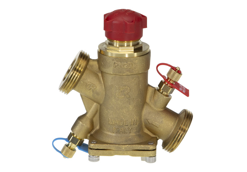 Ридан AQT-R 003Z1801R DN15LF — Комбинированный балансировочный клапан, без ниппелей, наружная резьба 3/4&#039;&#039;