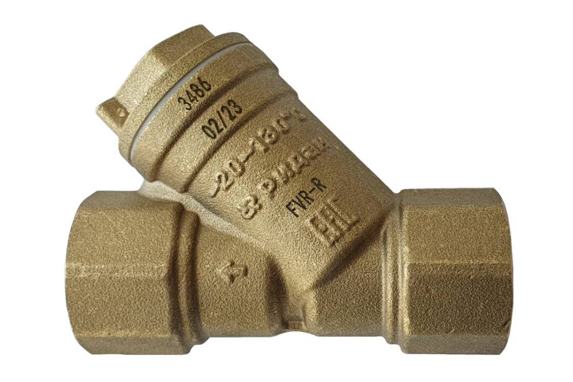 Ридан FVR-R 065B8335R — Фильтр сетчатый с пробкой DN15, PN25, Т от -20 °С...130 °С; материал корпуса латунь CW602N