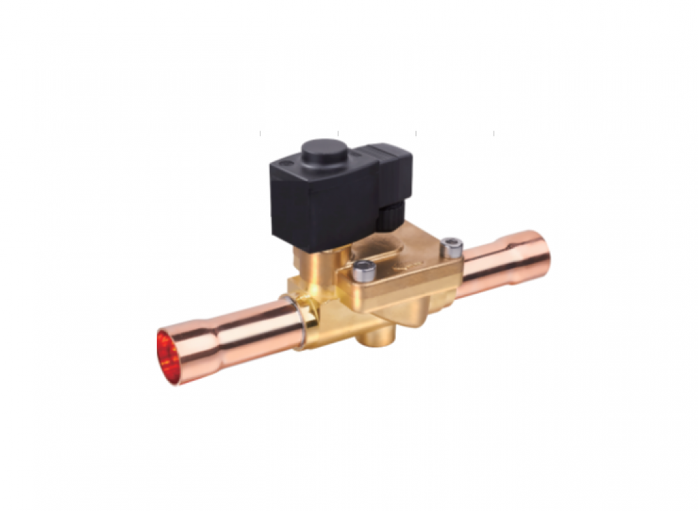 Ридан EVR 32 032L1106R — Клапан электромагнитный переменного тока НЗ, DN32, присоединительные патрубки 1&quot;3/8, под пайку ODF