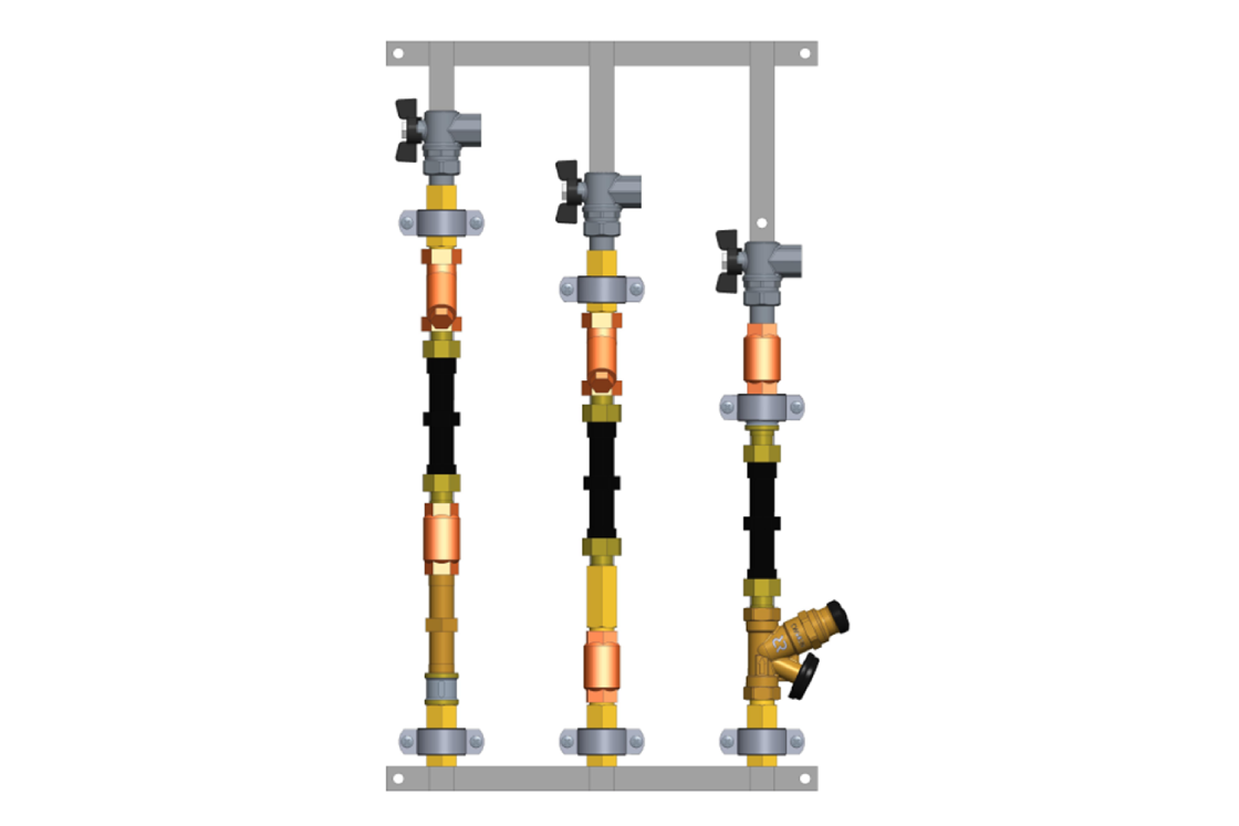 Ридан ШКСВ-1Р 150U3611 — Квартирная станция для систем водоснабжения, В1, с левым подключением, тип 3