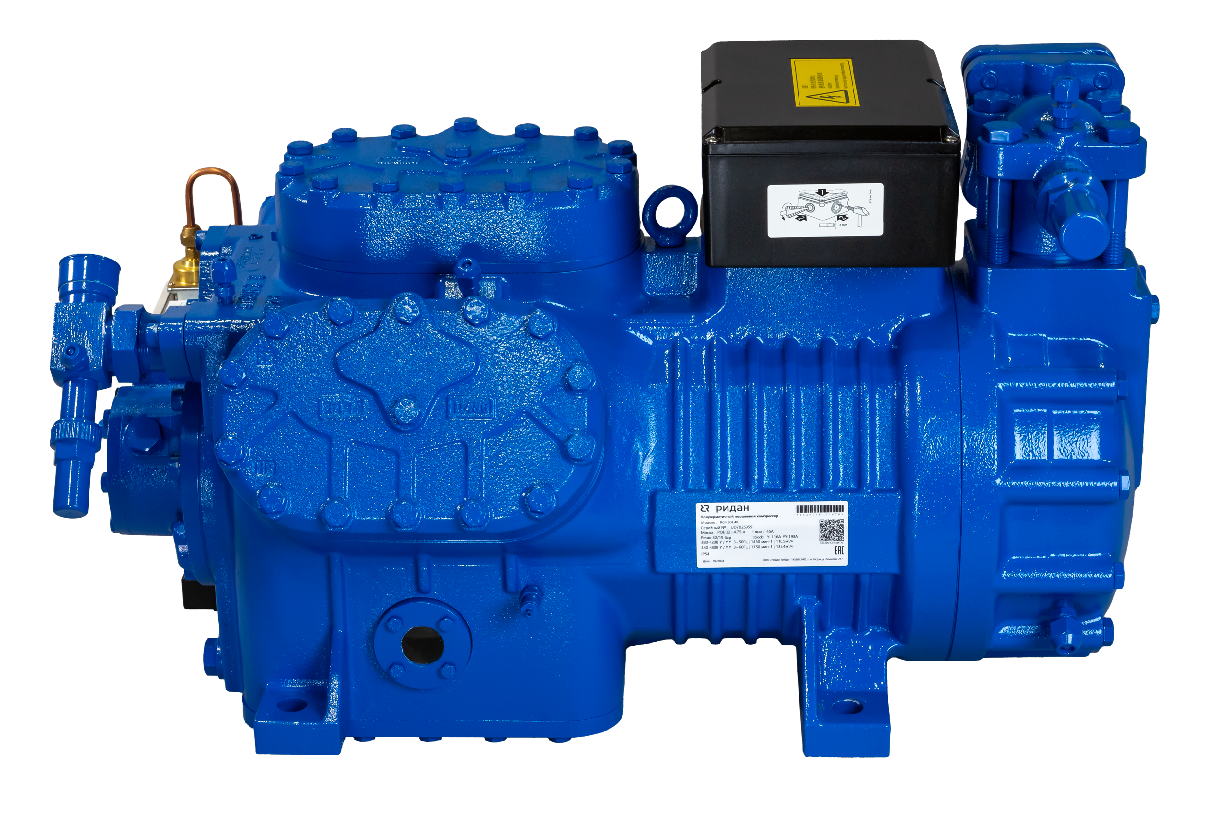 Ридан 171R2631 — Полугерметичный поршневой компрессор R6H28E4K