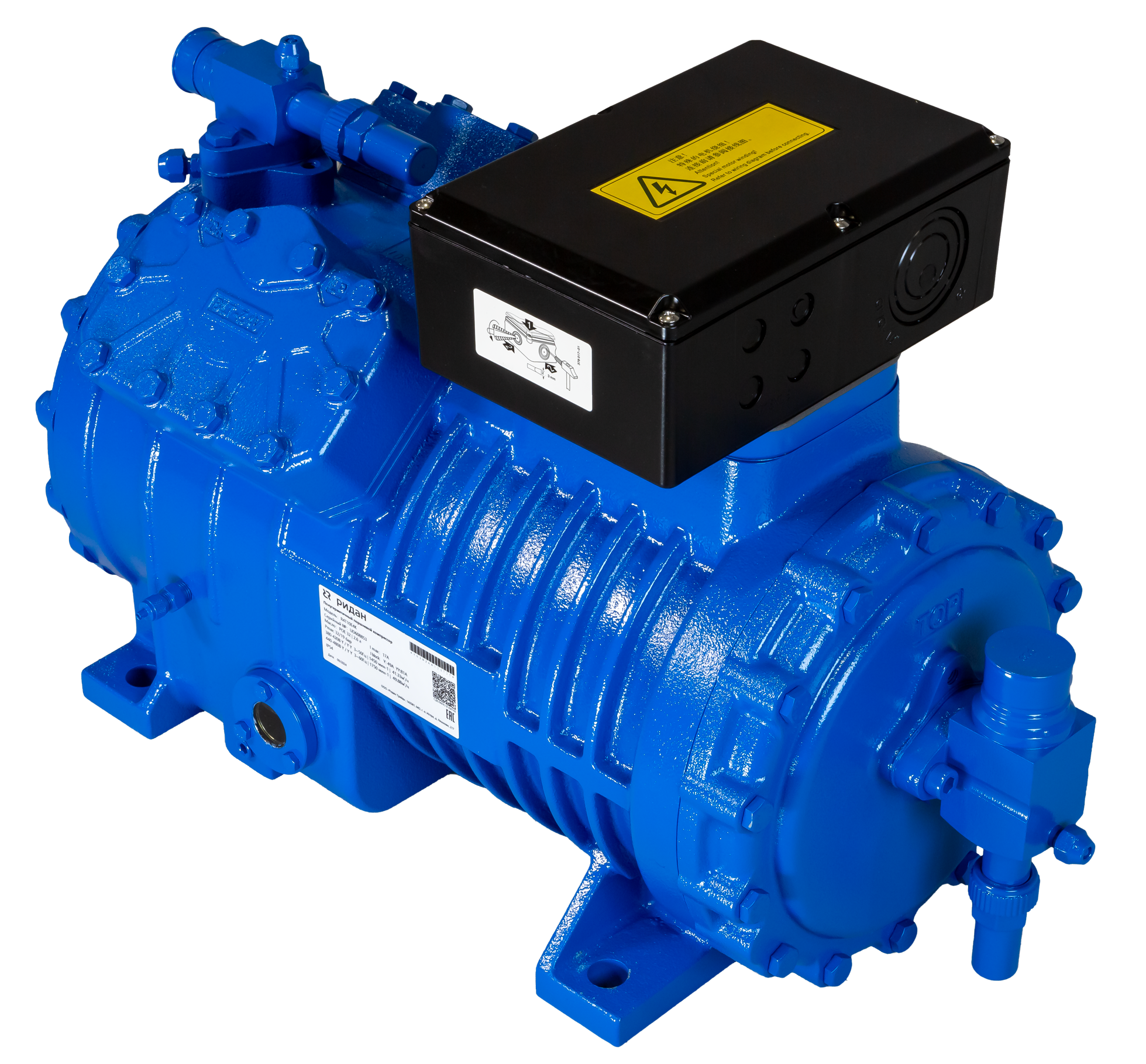 Ридан 171R4447 — Полугерметичный поршневой компрессор R4P16E4K