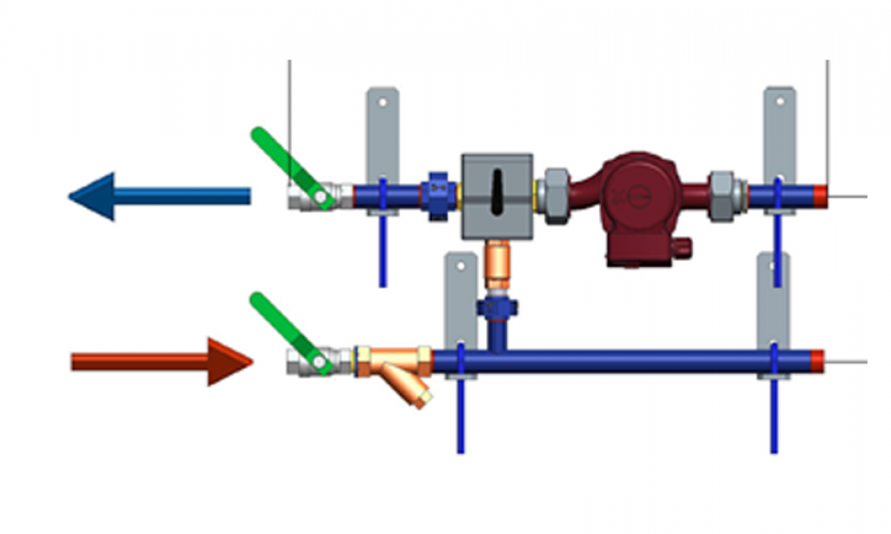 Ридан 150U3625 — Узлы теплоснабжения без термоманометров АУУ-T-40-5,6-25