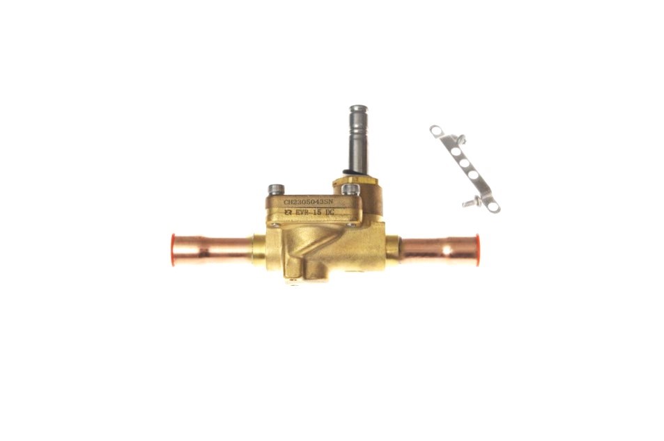 Ридан EVR 10 032L9095R — Клапан электромагнитный постоянного тока НЗ, DN12, присоединительные патрубки 1/2&quot;, под отбортовку