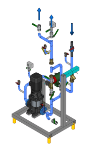 Ридан БТП-RS-ХХХ-S V4 - Стандартный узел подпитки